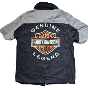 Harley Davidson 5T Button down unisex